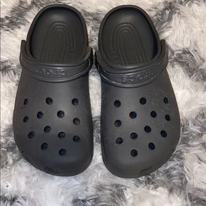 grey crocs